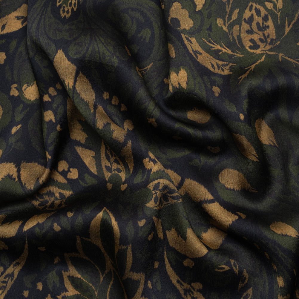 Mood Exclusive Daring Darkness Polyester Satin Faced Crepe - Joann Fabrics