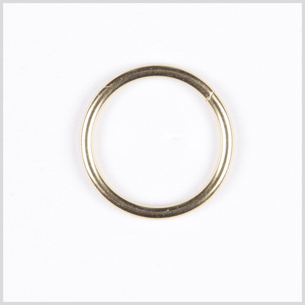 Gilt Plated Steel Round O-Ring - 1.5