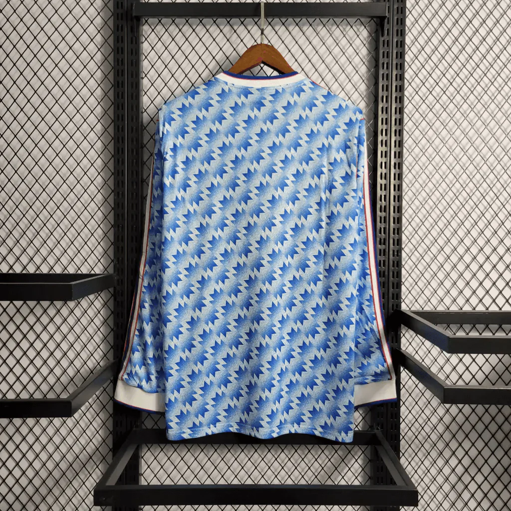 1990/1992 Retro Manchester United Away Long Sleeve