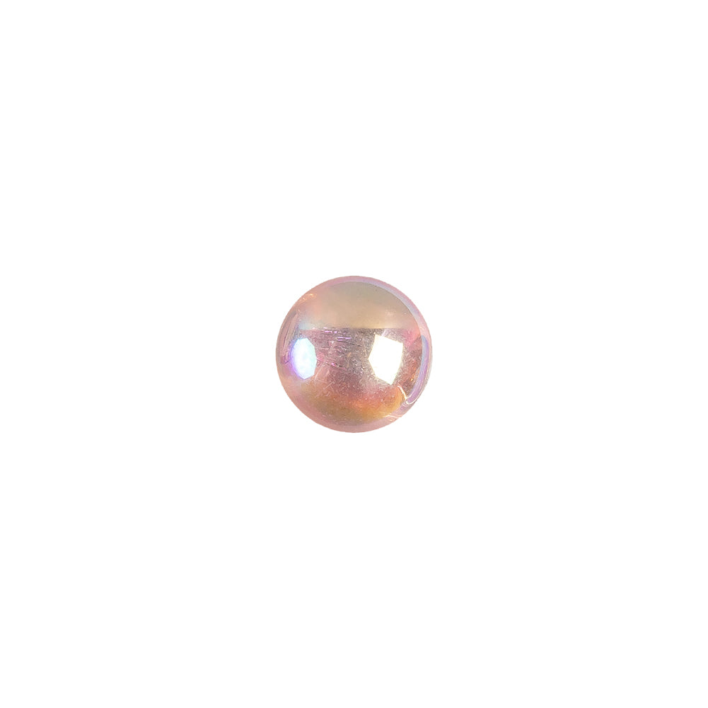 European AB Pink Self Back Glass Button - 14L/9mm - Joann Fabrics