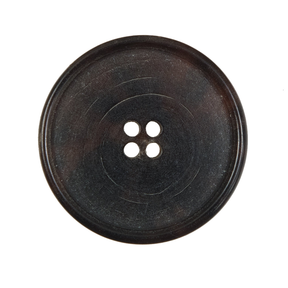 Italian Brown Horn 4-Hole Button - 44L/28mm - Joann Fabrics