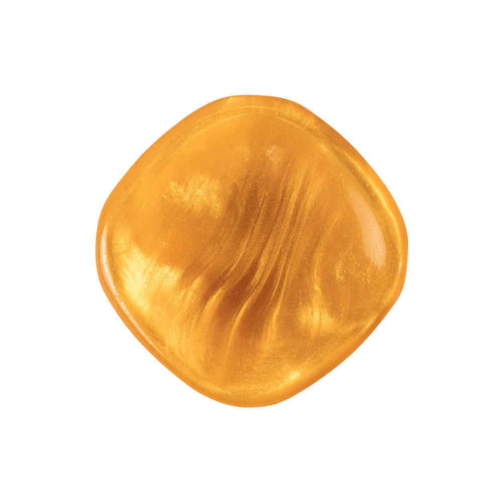 Golden Orange Iridescent Tunnel-Shank Back Button with Needle Channel - 40L/25.5mm - Joann Fabrics