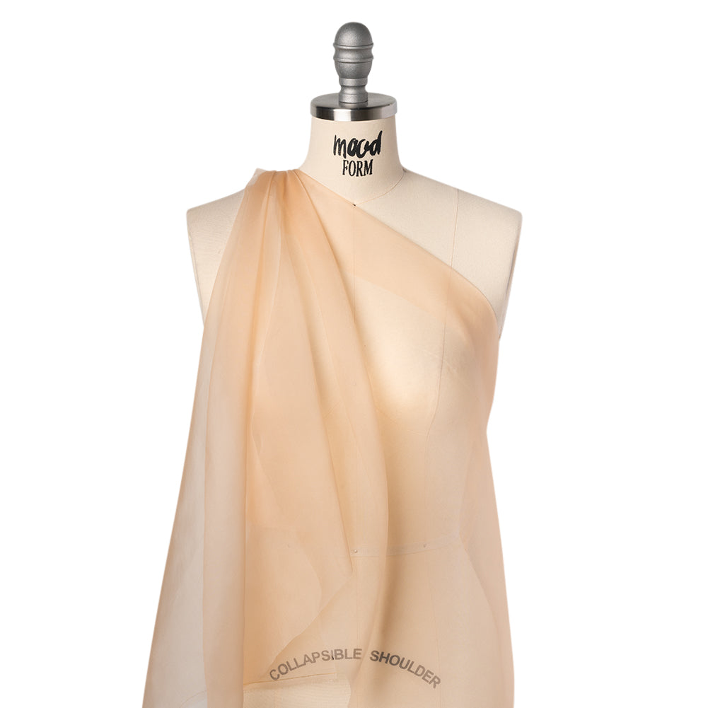 Silk Organza - Peach - Famous Australian Designer Deadstock - Joann Fabrics