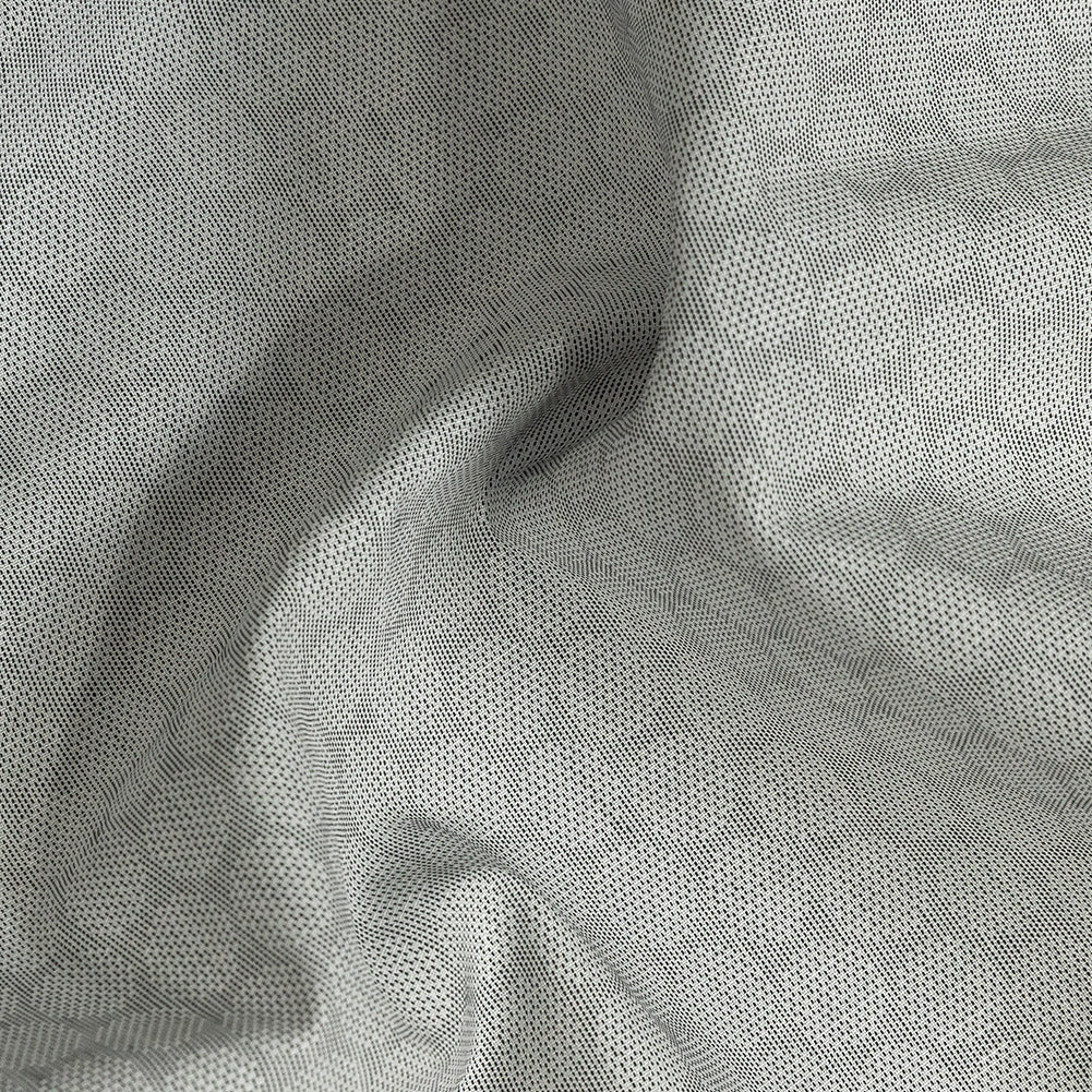 Premium Gray Circular Dandelions Cotton Shirting - Joann Fabrics