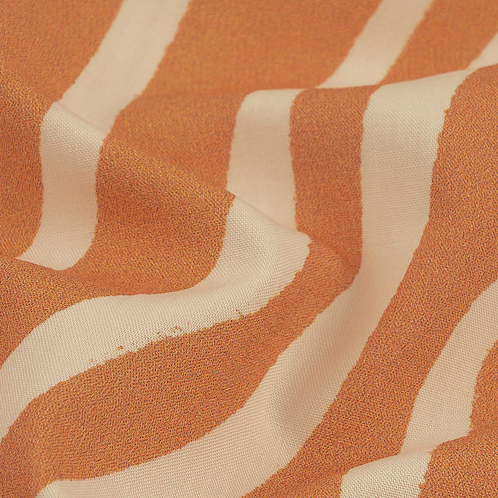Mood Exclusive Orange Searching Savannah Cotton Poplin - Joann Fabrics
