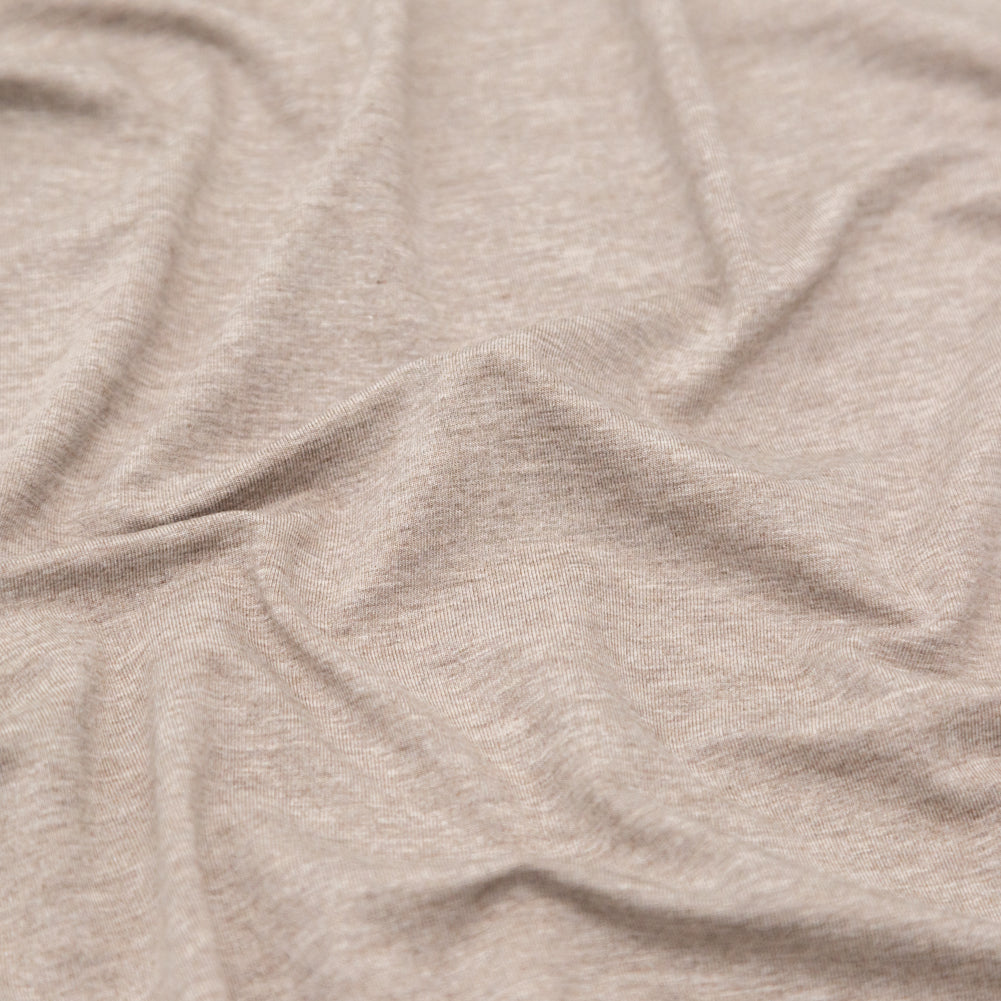 Italian Heathered Beige Stretch Rayon Jersey - Joann Fabrics