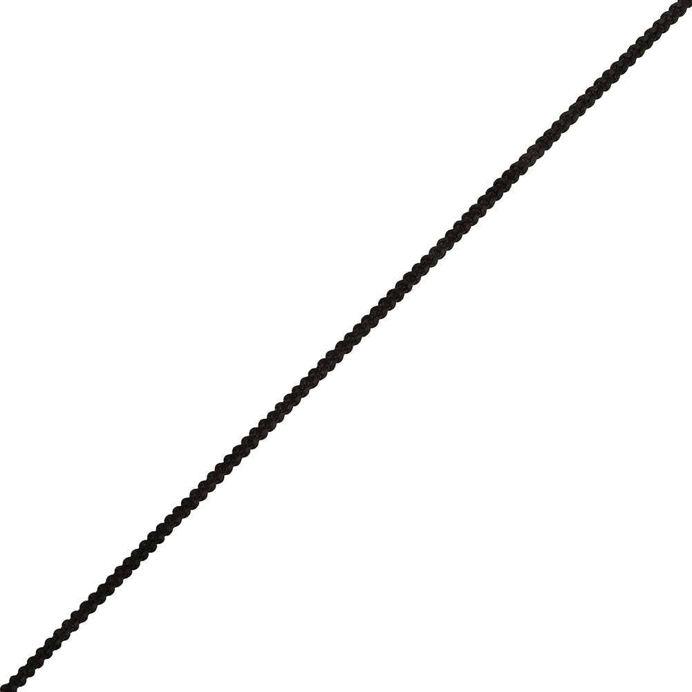 Black Braided Trimming - 0.1875