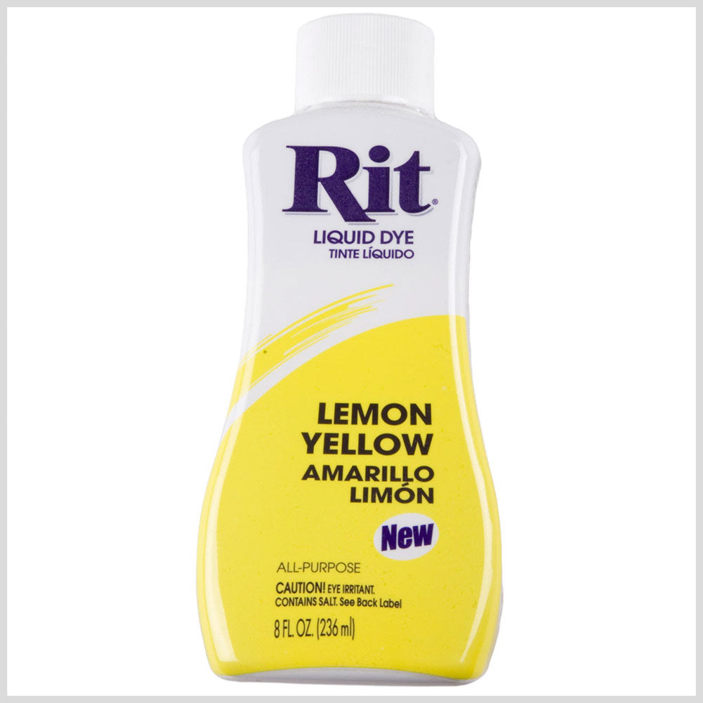Rit All-Purpose Liquid Fabric Dye - Lemon Yellow - 8oz Bottle - Joann Fabrics