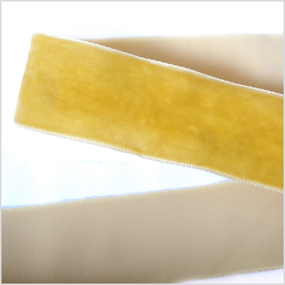 Single Faced Velvet Ribbon Made in Italy - 1.5