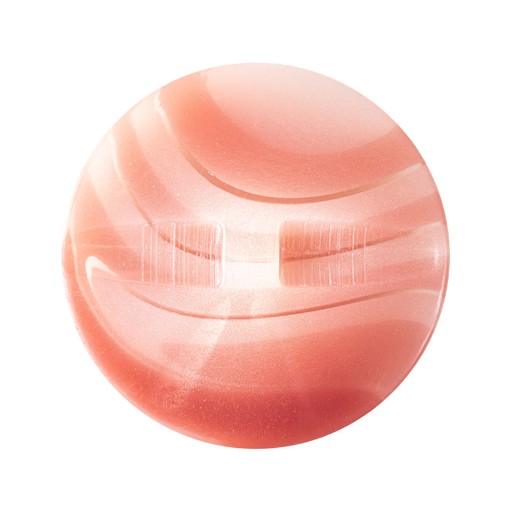 Salmon Sunrise Translucent Abstract Self-Shank Back Plastic Button - 48L/30.5mm - Joann Fabrics