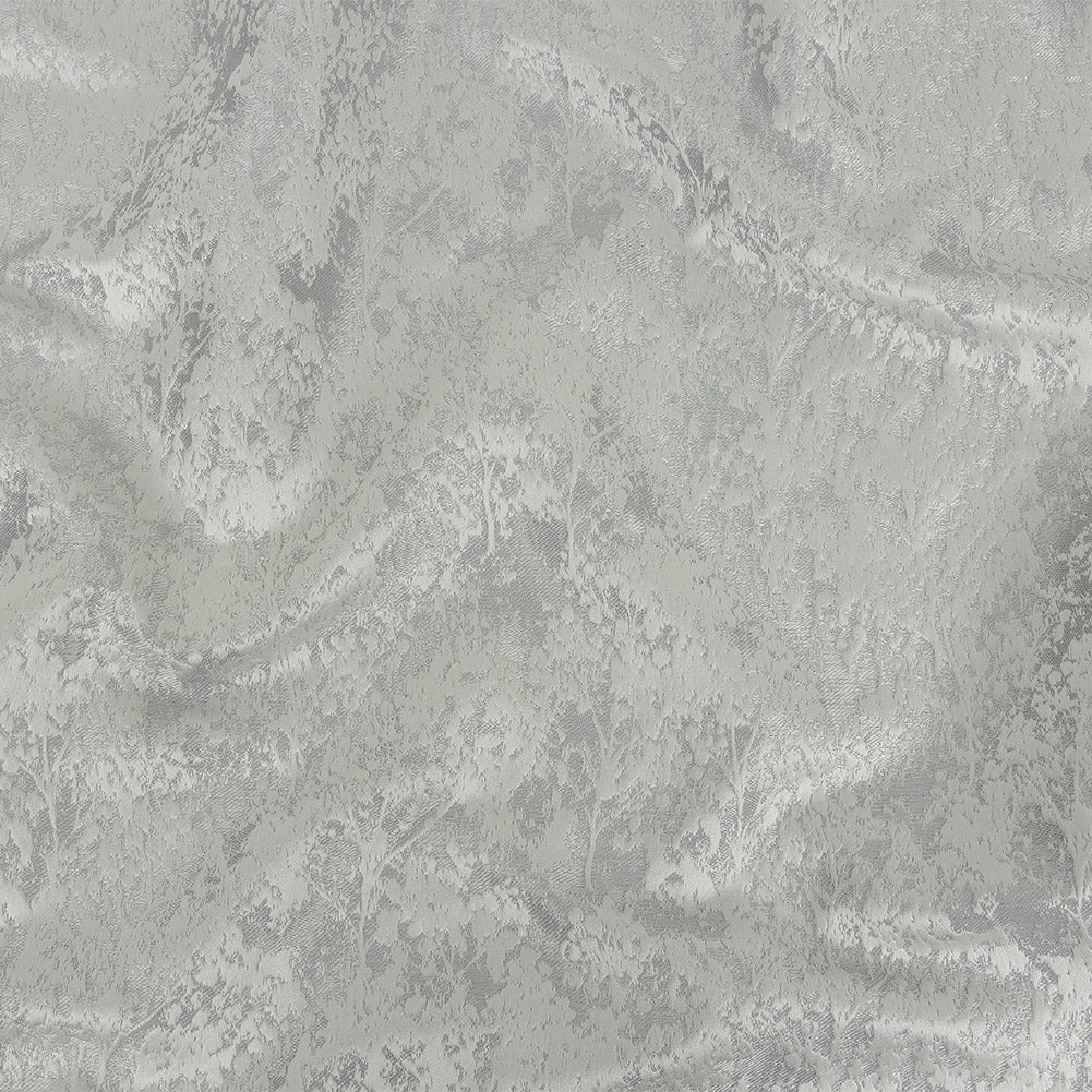 Polyester Jacquard - Platinum Abstract Trees - British Imported - Joann Fabrics
