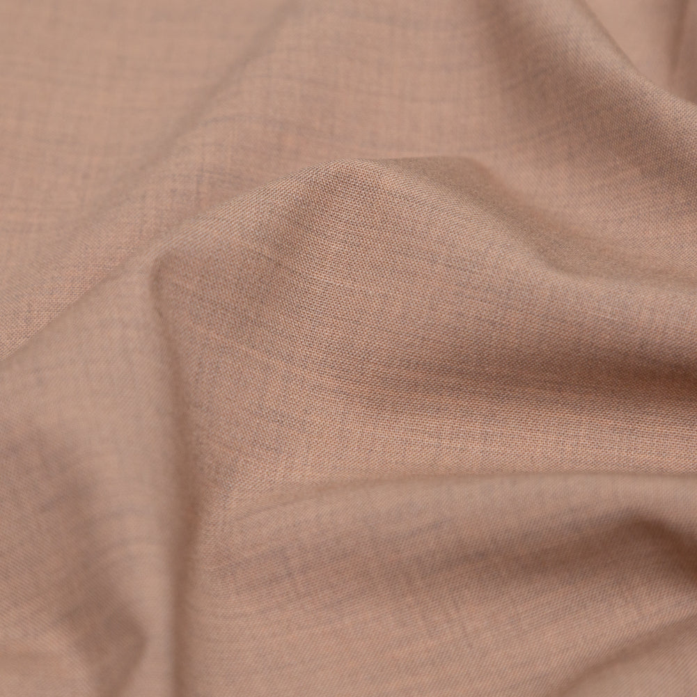 Italian Heather Fawn Stretch Wool Suiting - Joann Fabrics