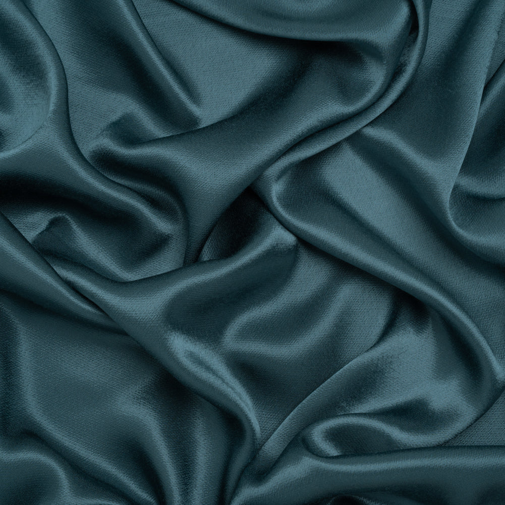 Sustainable Viscose Fluid Satin - Ocean Blue - Mood Exclusive Elliana Collection - Joann Fabrics