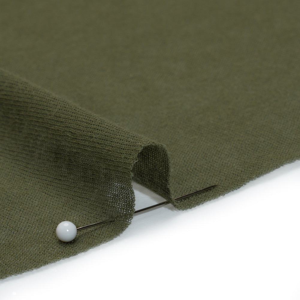 Lightweight Cotton Interlock Knit - Soft Green - Designer Deadstock - Joann Fabrics