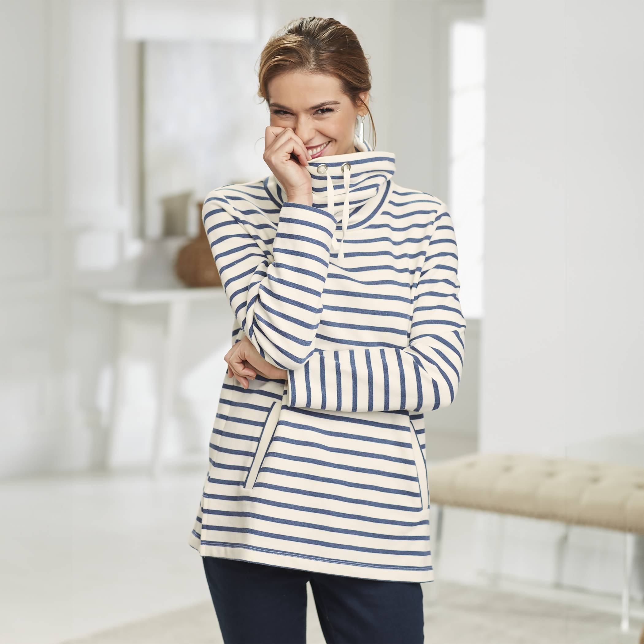 French Terry Cowlneck Pullover - Northstyle Catalog