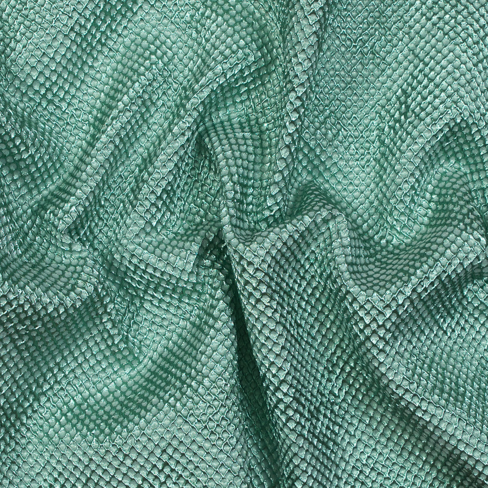 Marylin Metallic Green Diamond Quilted Brocade - Joann Fabrics