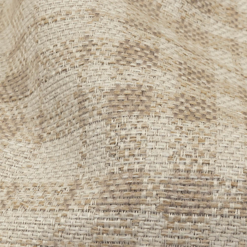 Beige and Ivory Plaid Polyester Upholstery Tweed - Joann Fabrics