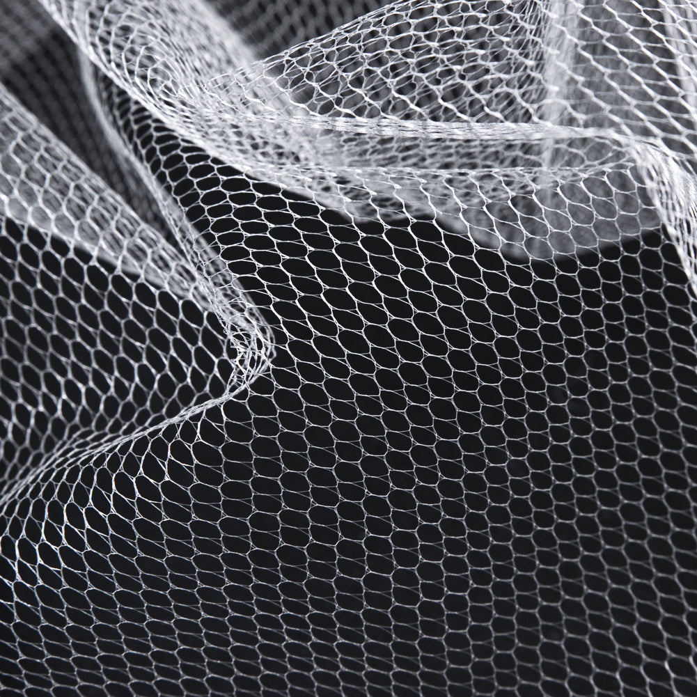 Ivory Hexagon Nylon Net Tulle - Joann Fabrics