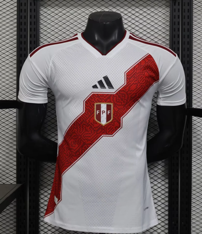 2026 Player Version Peru National Team Home Football Jersey 1:1 Thai Quality