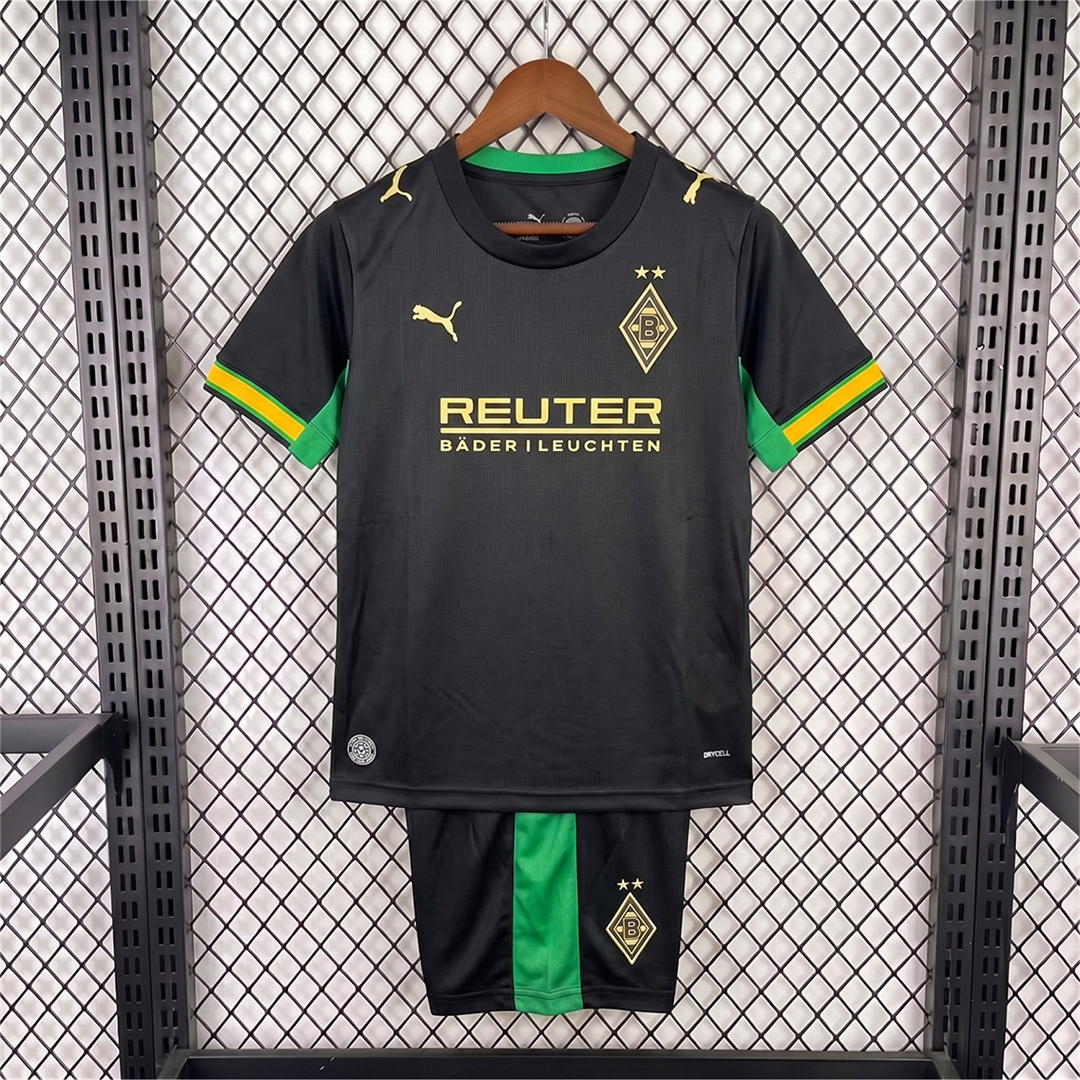 Monchengladbach 26-27 Away Kids Kit - UnitedFutballJersey