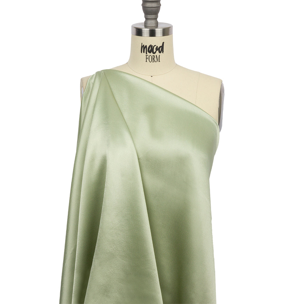 Sustainable Viscose Fluid Satin - Celadon - Mood Exclusive Elliana Collection - Joann Fabrics