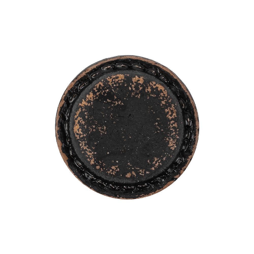 Italian Chocolate Plum and Canteen Weathered Faux Leather Shank Back Button - 38L/24mm - Joann Fabrics
