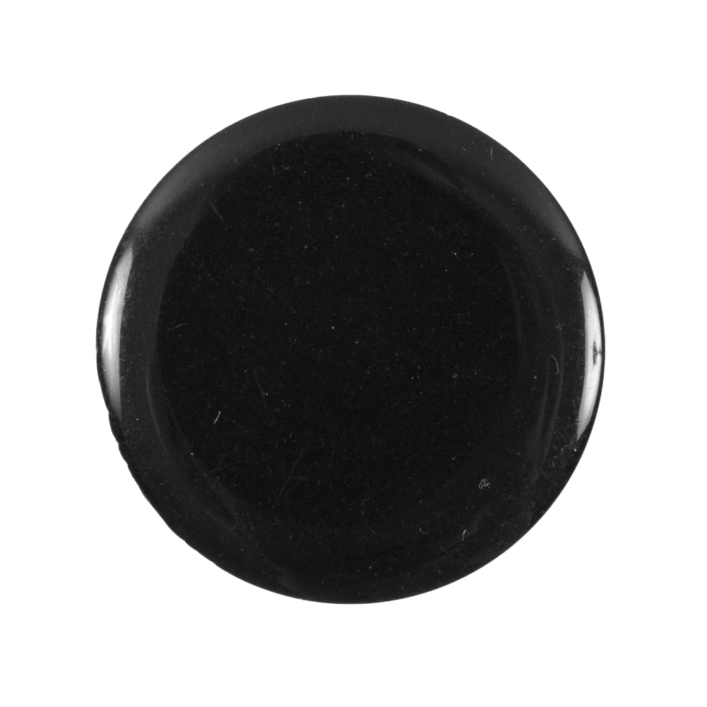 Black Flat Shank-Back Plastic Button - 44L/28mm - Joann Fabrics