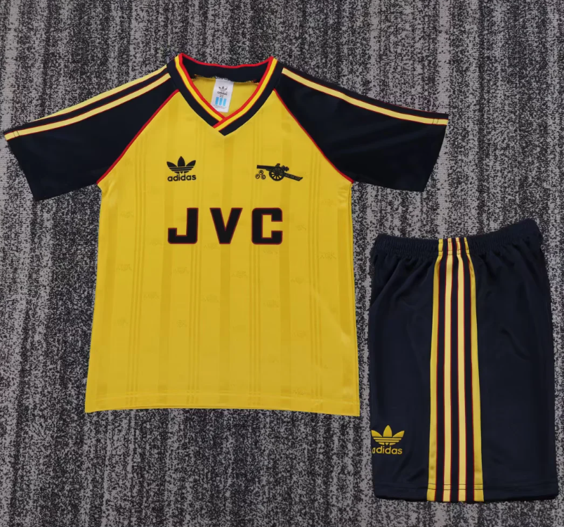 1988/1990 Retro Arsenal Away Football Shirt 1:1 Thai Quality Kids Size