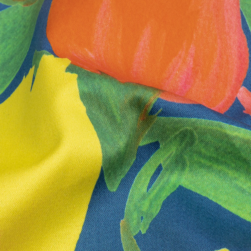 Mood Exclusive Blue Keukenhof Stretch Cotton Sateen - Joann Fabrics