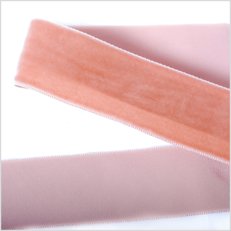 Single Faced Velvet Ribbon Made in Italy - 1.5