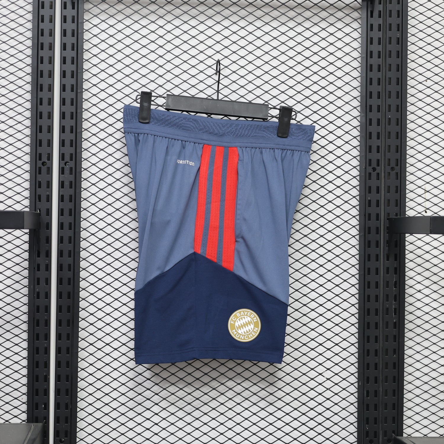 Bayern Munich 26-27 Grey Blue Shorts - Player Version - UnitedFutballJersey