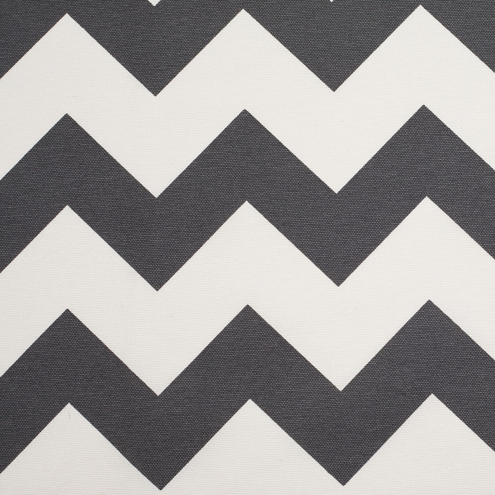 Spanish Gray/White Geometric Poly-Cotton Woven - Joann Fabrics