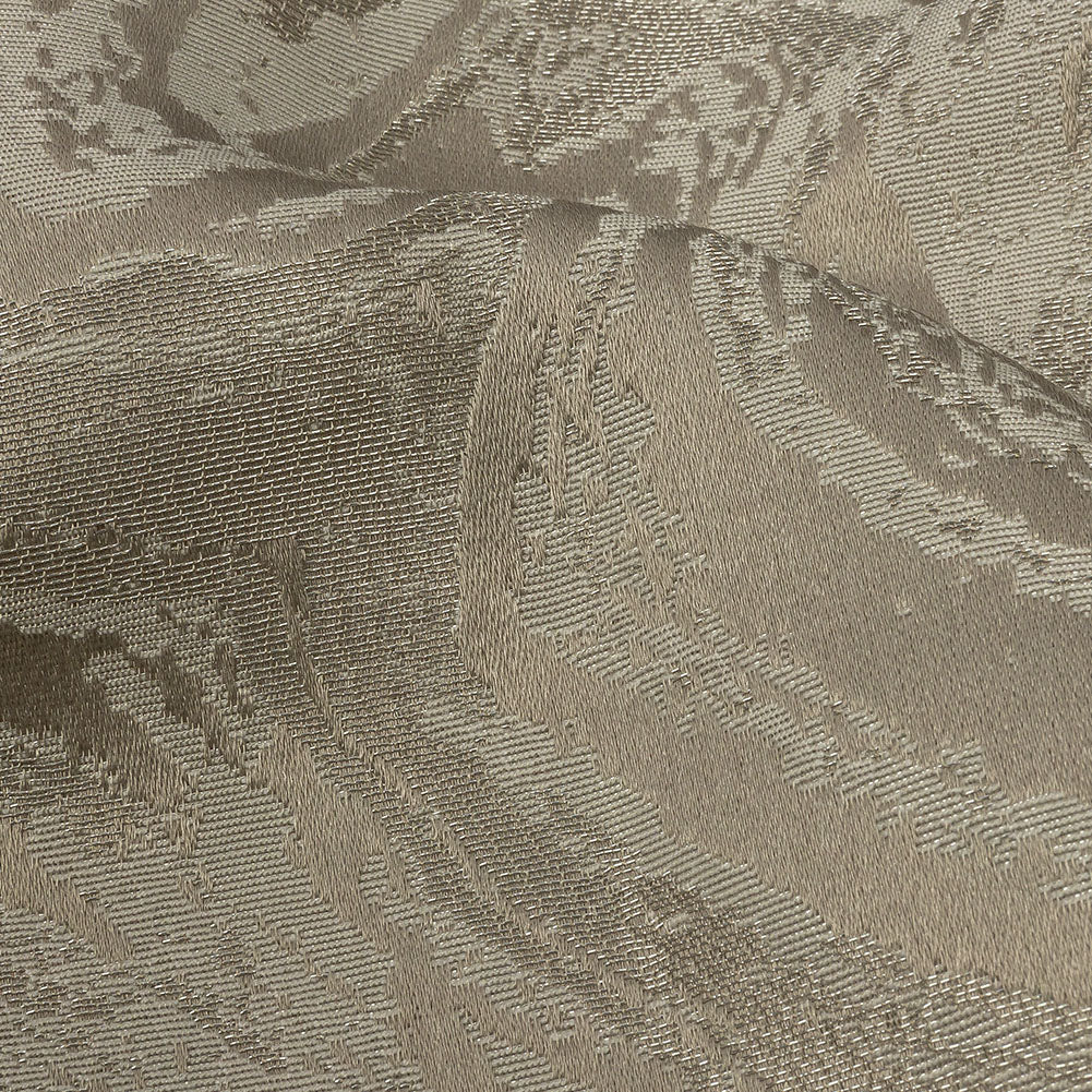 Metallic Drapery Jacquard - Limestone Metamorphic Swirls - British Imported - Joann Fabrics