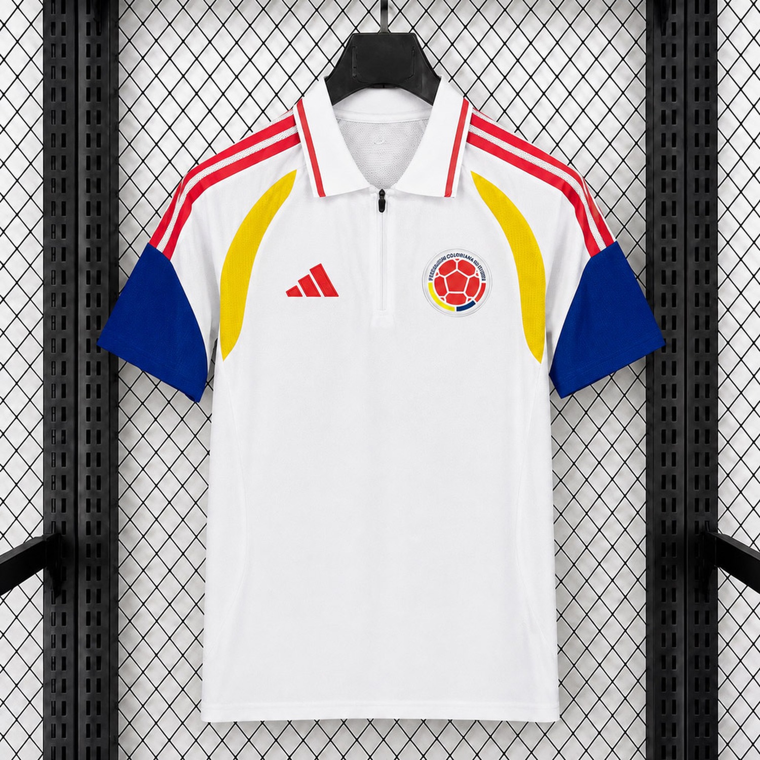 Colombia 2026 White Polo Jersey - Fans Version - UnitedFutballJersey