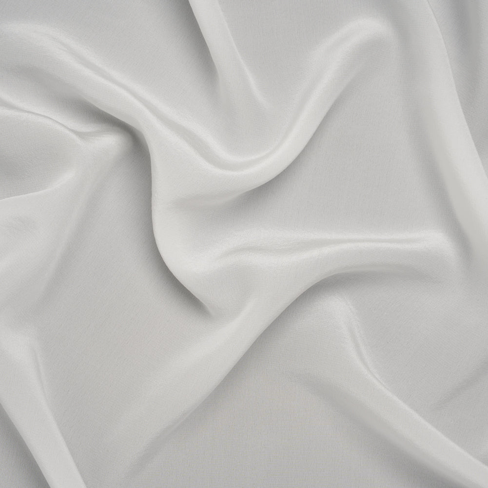 Silk Crepe de Chine - White - Famous Australian Designer Deadstock - Joann Fabrics