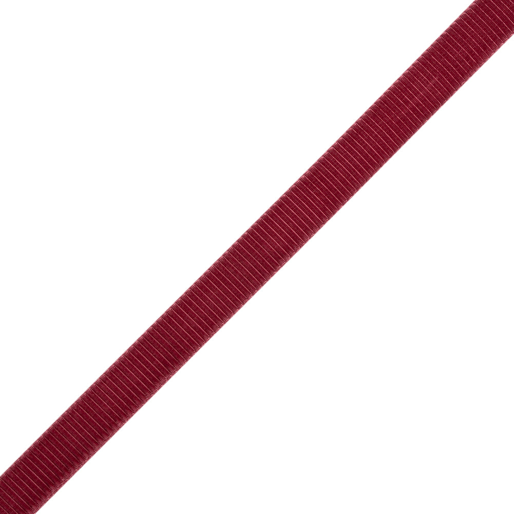 Grosgrain Ribbed Velvet Ribbon Trim Made in Italy - 0.375