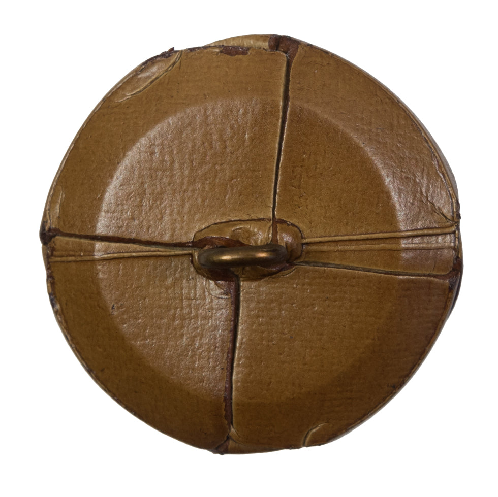 Natural Leather Shank Back Button - 54L/34mm - Joann Fabrics