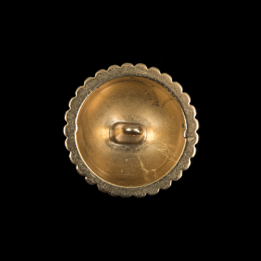 Gold Domed Metal Coat Button - 36L/23mm - Joann Fabrics