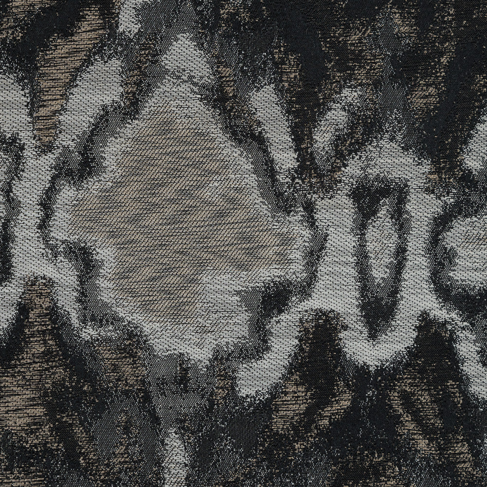 Gray and Beige Abstract Jacquard - Joann Fabrics