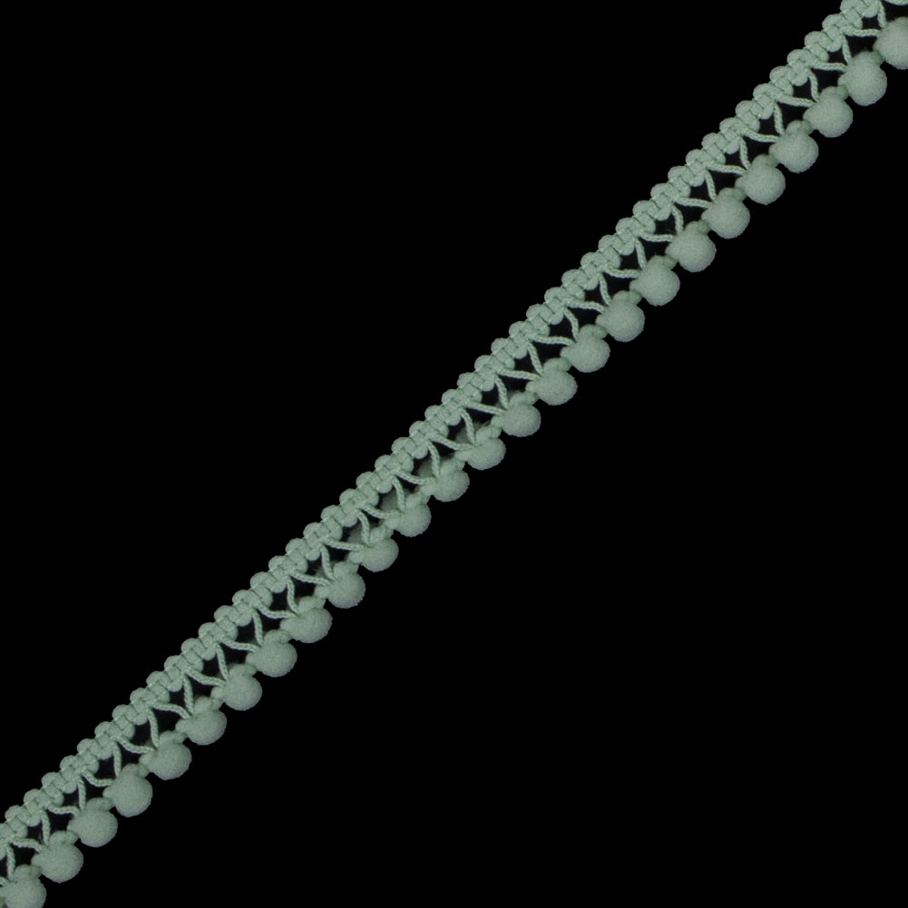 European Light Mint Single Row Mini Pom Pom Trim - Joann Fabrics