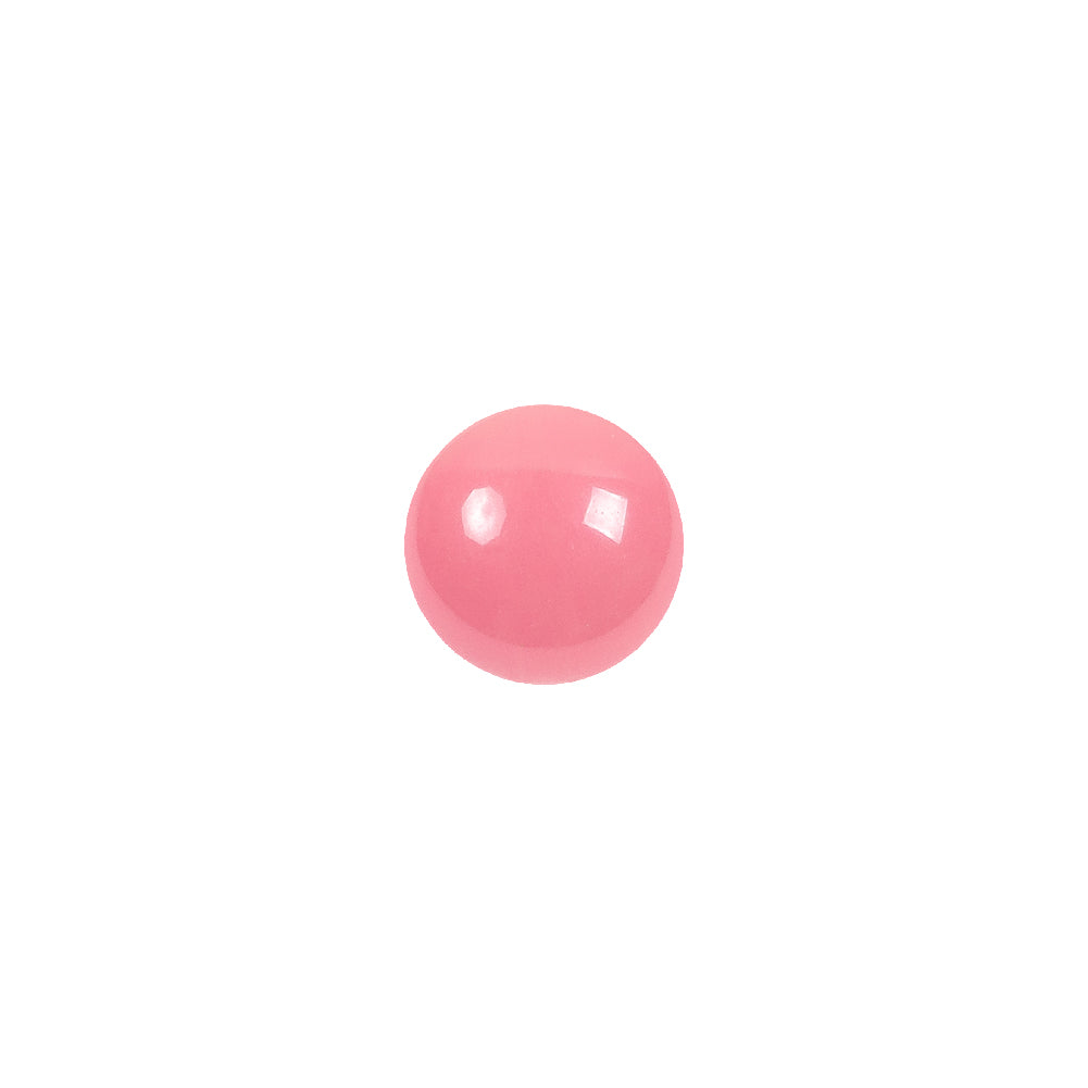 European Dark Pink Half Domed Self Back Glass Button - 16L/10mm - Joann Fabrics