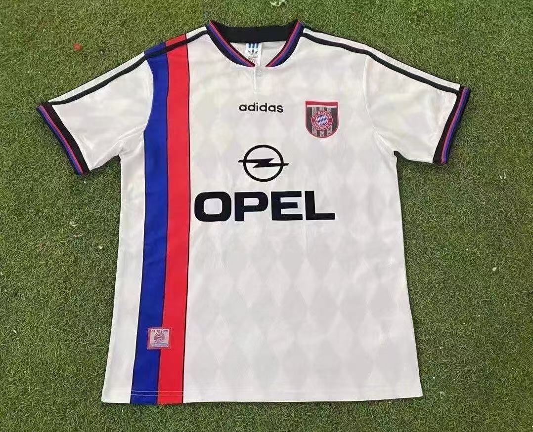 1995/1996 Retro Bayern Munich Away Football Jersey 1:1 Thai Quality
