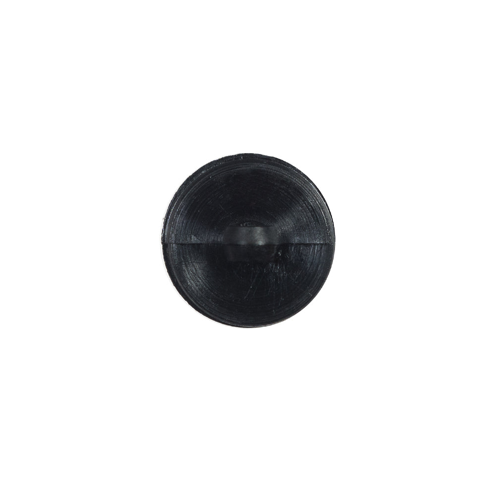 Italian Black Shank Back Plastic Button - 24L/15mm - Joann Fabrics