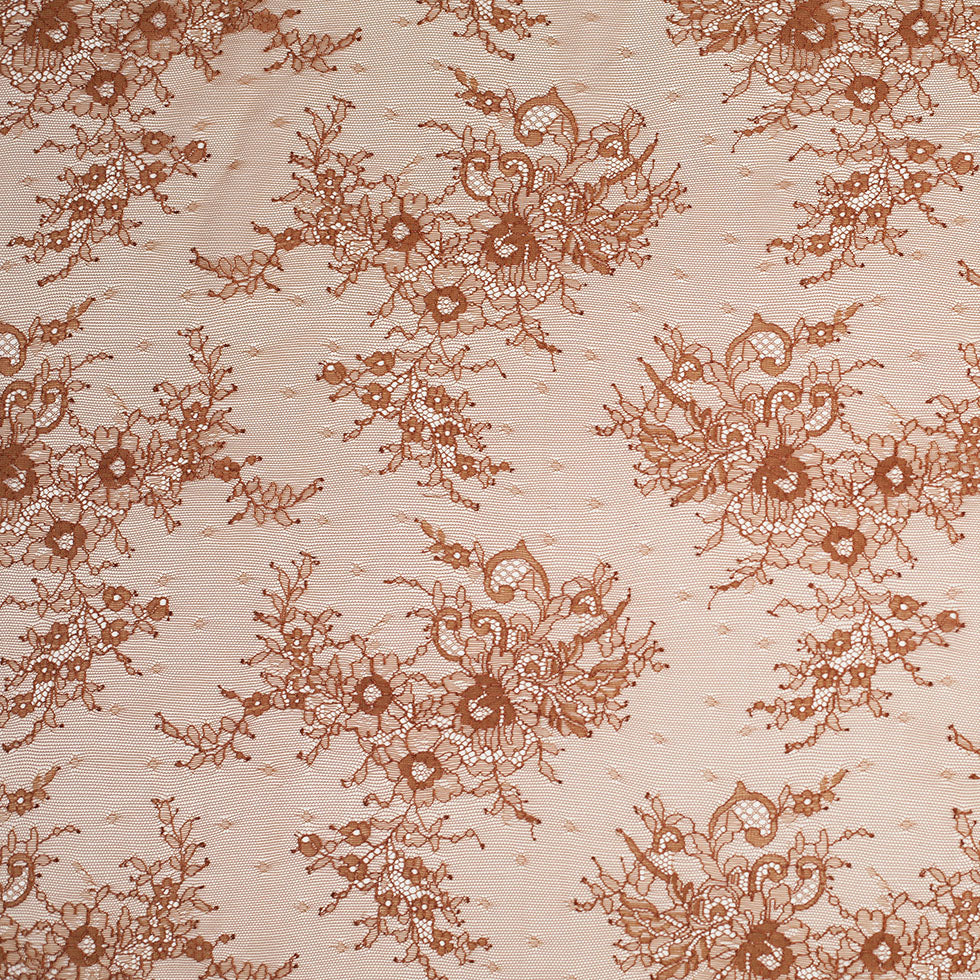 Chantilly Lace - Mocha Floral - Joann Fabrics