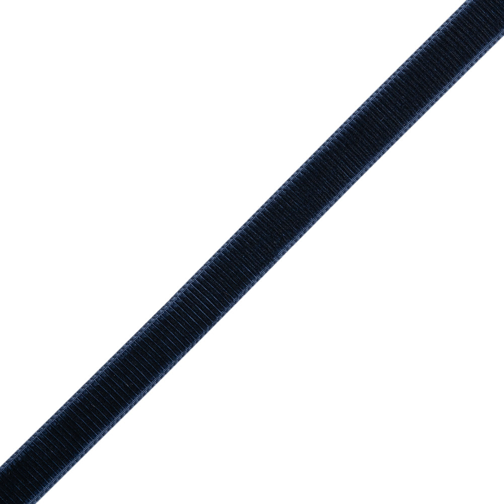 Grosgrain Ribbed Velvet Ribbon Trim Made in Italy - 0.375