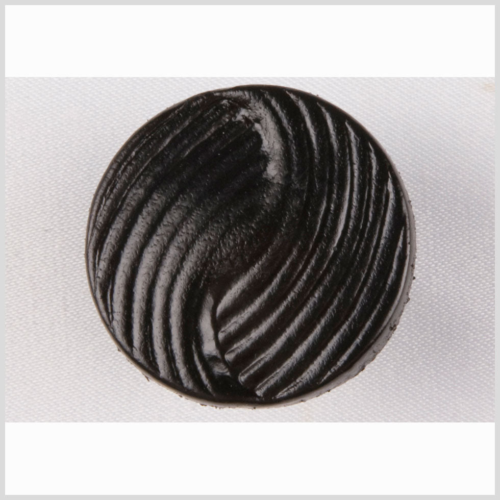 Black Leather Button - 36L/23mm - Joann Fabrics
