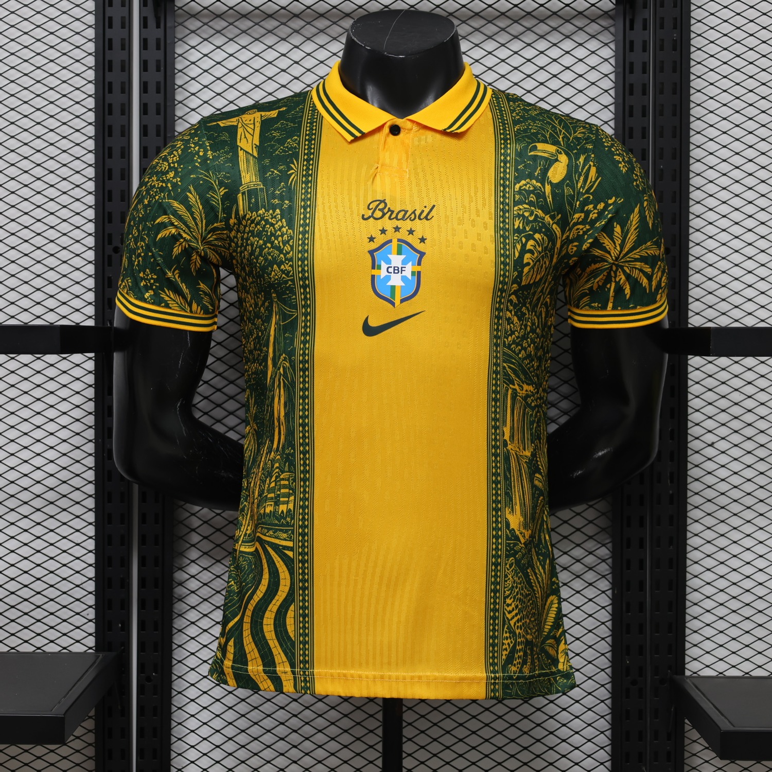Brazil 2026 Yellow Green Special Jersey - Player Version - UnitedFutballJersey