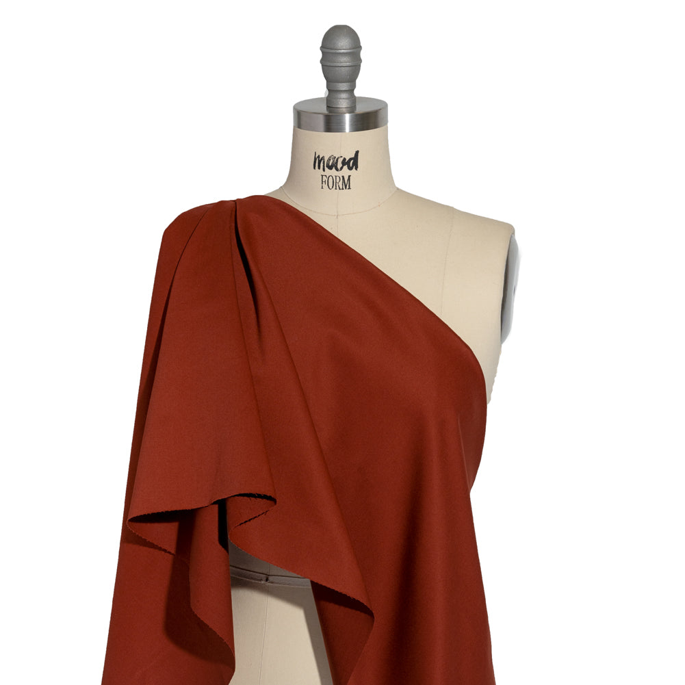 Carbon Brushed Stretch Khaki Twill - Dark Red - Averill Collection - Joann Fabrics