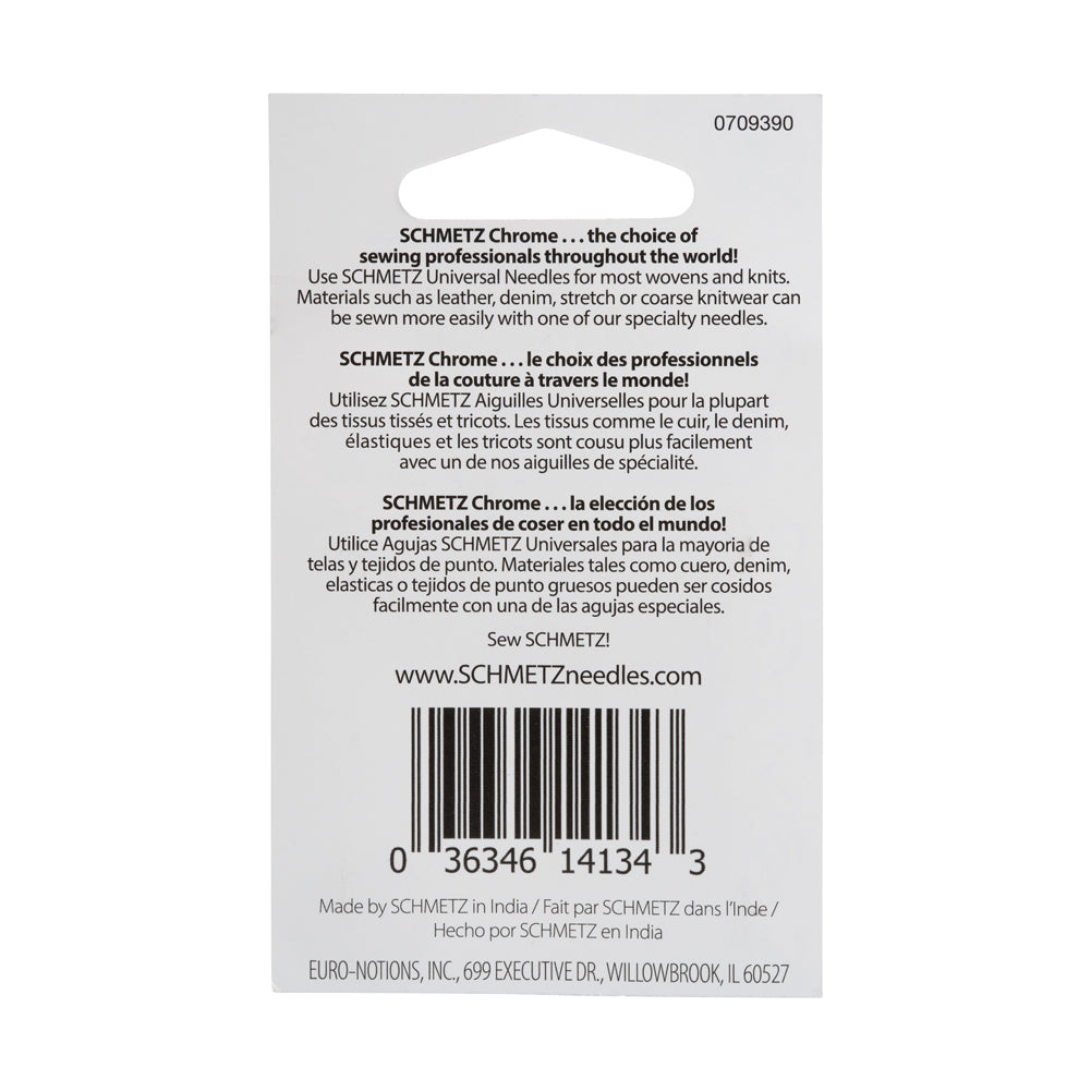 Schmetz Chrome Universal Machine Needles - 90/14 - 10 ct - Joann Fabrics