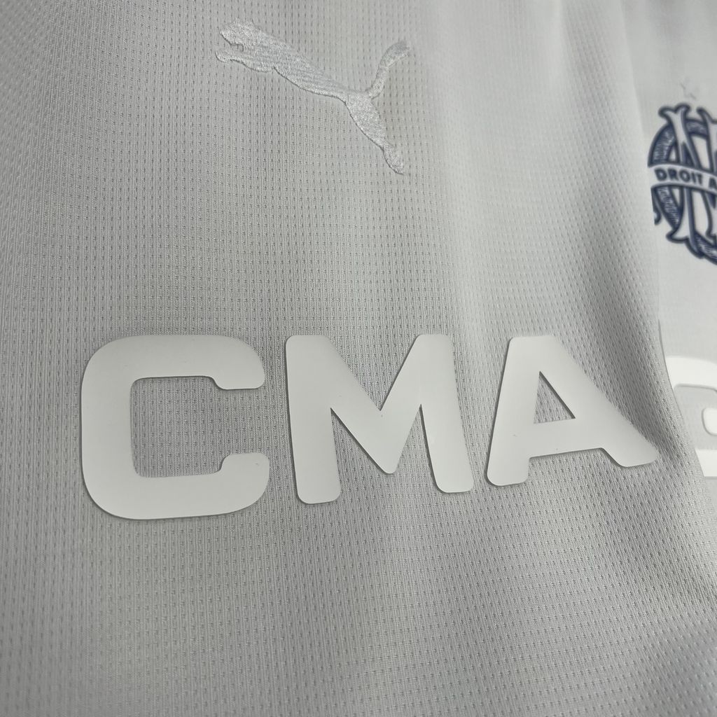 2024/2025 Olympique de Marseille 125th Anniversary White Jersey 1:1 Thai Quality